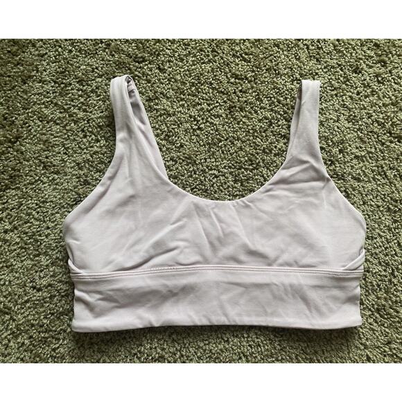 Lululemon Women's Align Bra Shine Light Support A / B Cup Grey Size 10 - Picture 1 of 3